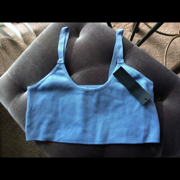 Love for humanity couture size medium cropped halter tank top bralette - Picture 1 of 7